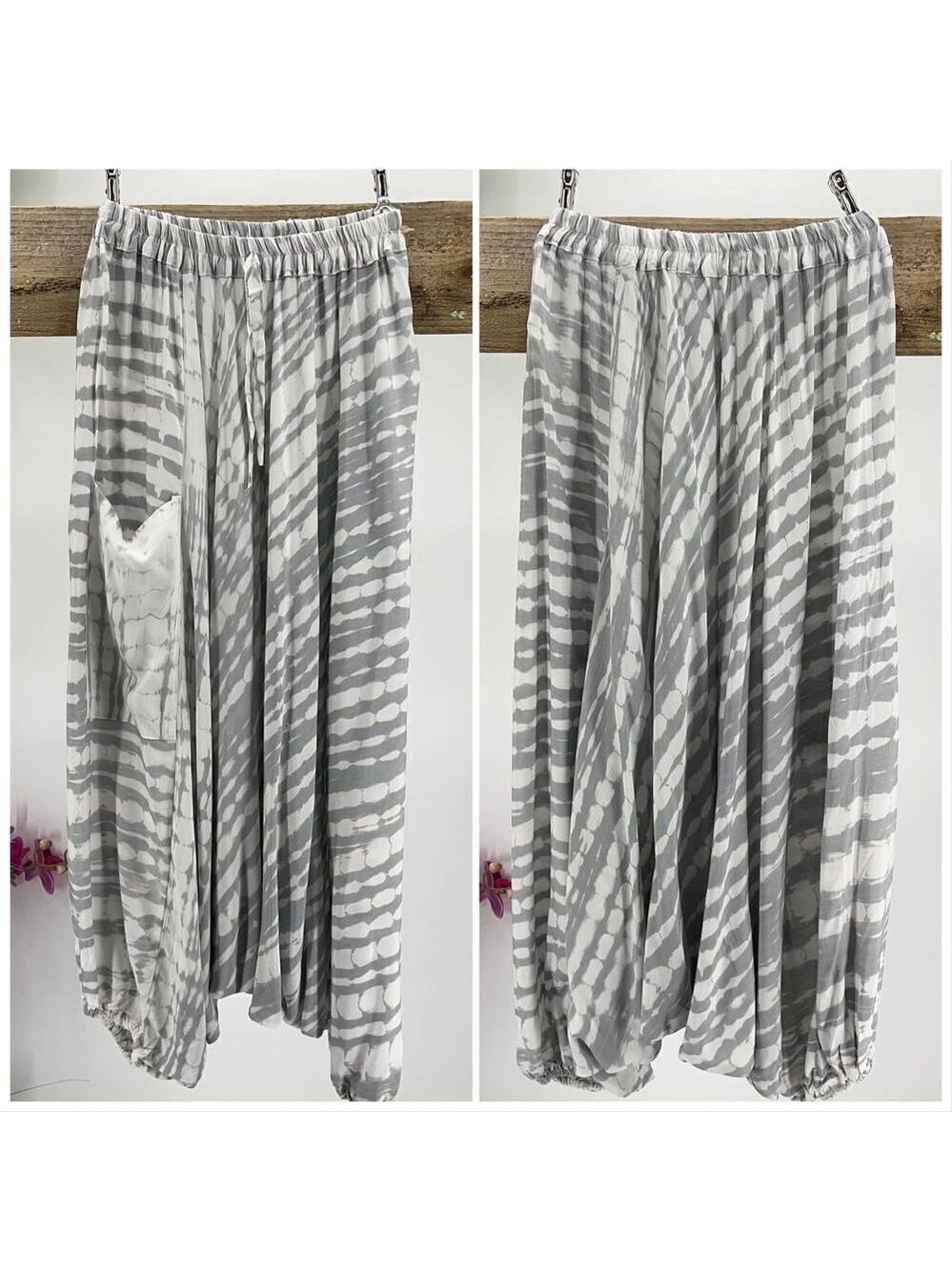 Apau ~ Gender Fluid Alladin Gypsy Shibori Tie Dyed Rayon Pants